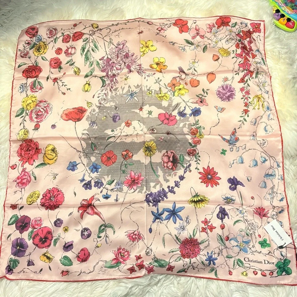 Dior Florilegio 90 Square Scarf 35x35 ‼️LAST ONE LEFT